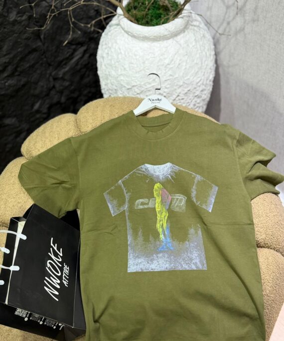 Classic Short Sleeve Print Pattern Green Polo