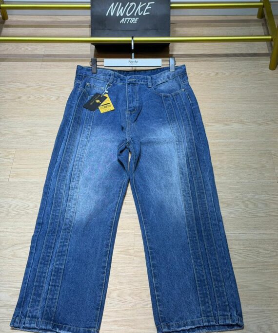 Turkey Blue Washed Baggy Denim