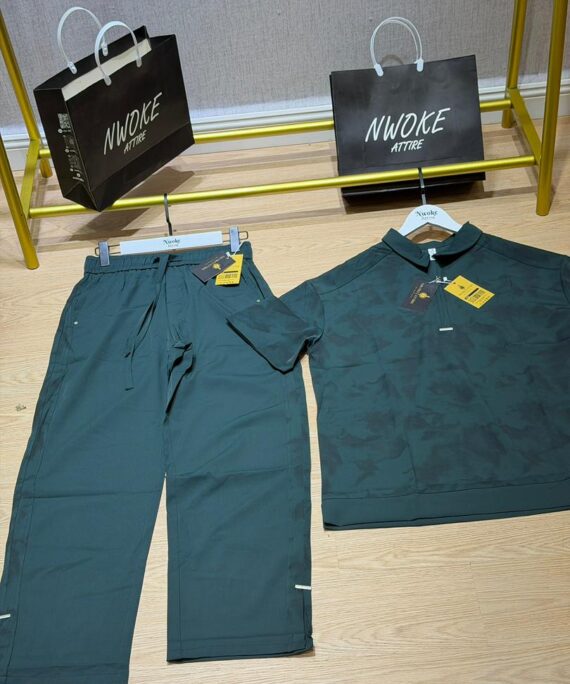 Essential Green Floral Pattern Turkey Set