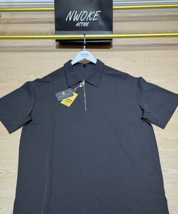 Exclusive Black Turkish Zip Shirt