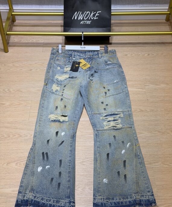 Blue Washed Boot-cut  Denim