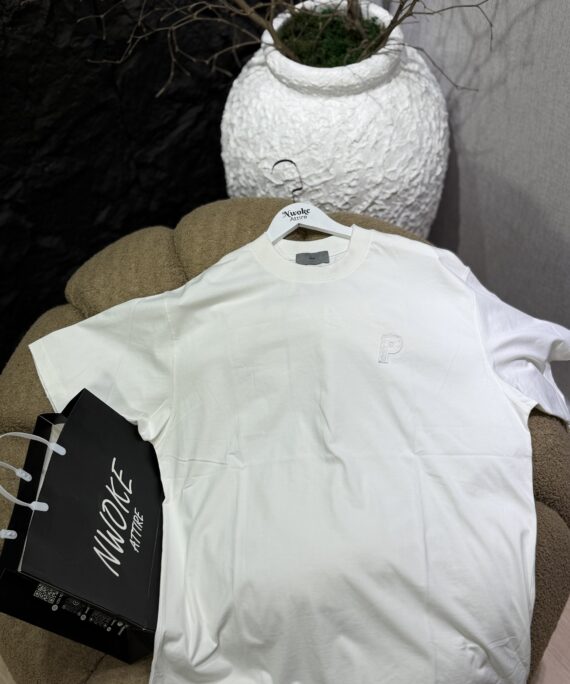 Classic Short sleeve Print pattern White Polo