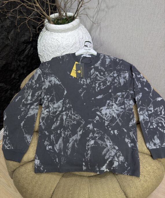 Dirty Suede-Patch Sweatshirt