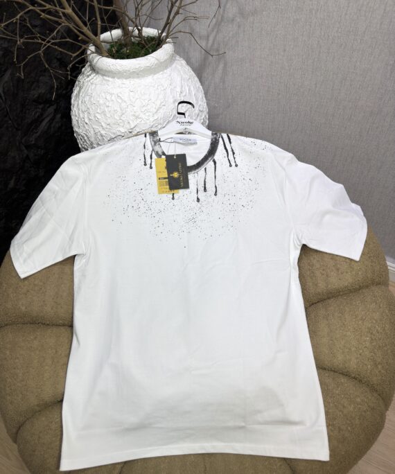 Dark Stone Paint-Splatter Polo