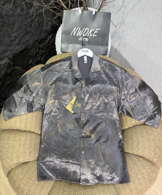 Metallic Ombre Patterned shirt